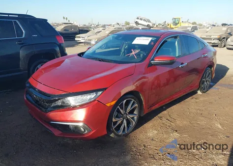 2020 Honda Civic Touring из США, поврежденный, VIN 19XFC1F93LE216885